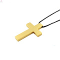 In stock 24k gold pendant,stainless steel fashion pendants,single design cross pendant